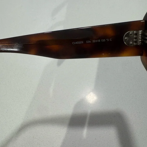 Celine Brown Tortoise Sunglasses